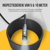 Endoscoop Inspectie Camera - 5M Kabel - FHD Triple Lens - 8mm - 4.5"Scherm - IP68 - Incl. Micro SD Kaart 32GB - Endoscoopwereld.nl