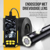 Endoscoop Inspectie Camera - 5M Kabel - FHD Triple Lens - 8mm - 4.5"Scherm - IP68 - Incl. Micro SD Kaart 32GB - Endoscoopwereld.nl